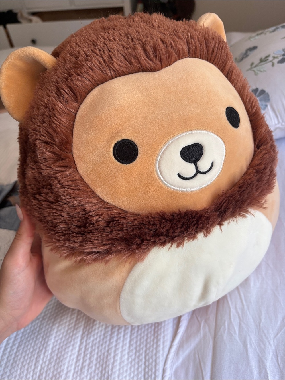 Squishmallows Brown and Cream Plush Lion